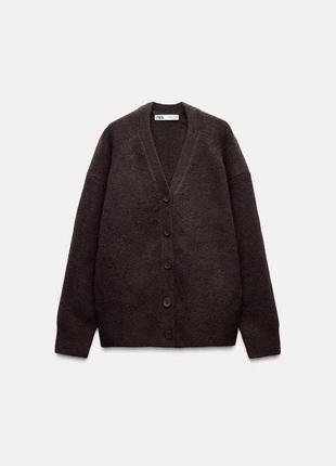 М’який трикотажний кардиган zara