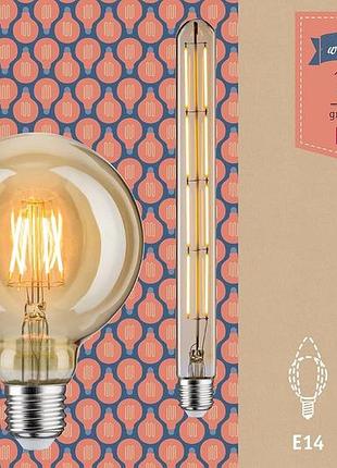 Светодиодная винтажная свеча paulmann 28524 2 вт e14