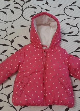 Куртка демисезонная на девочку 6-9 месяцев, фирмы george