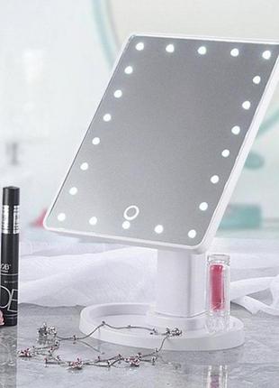 Зеркало настольное с подсветкой led - бренд large led mirror9 фото