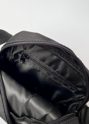 Сумка мужская через плечо adidas мессенджер oxford черная9 фото