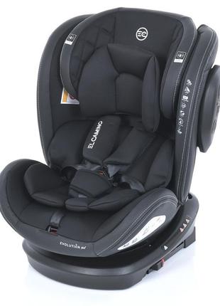 Детское автокресло el camino me 1045-1 evolution 2 isofix 360º royal black3 фото