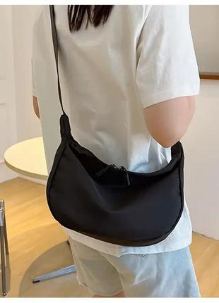 Жіноча сумка крос боді jingpin чорна3 фото
