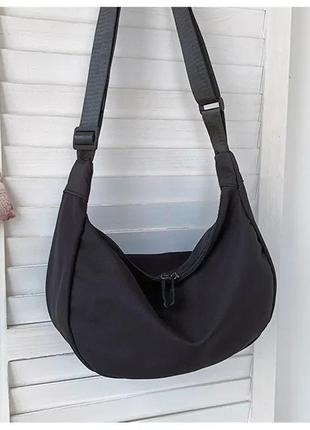 Жіноча сумка крос боді jingpin чорна4 фото