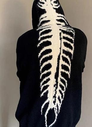 Светр унісекс skeleton готика гранж