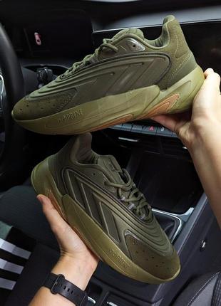 Мужские кроссовки adidas ozelia khaki адидас озелия цвета хаки