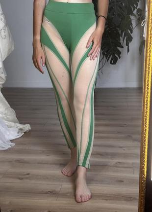 Лосины, штаны, брюки в стиле mugler