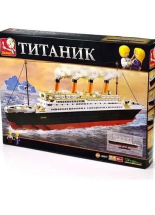 Конструктор детский титаник 1012 деталей новинка!