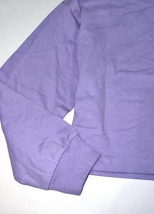 Кофта укороченная лилового цвета, на рукавах-манжеты. бренд: only/10 размер: 📌 122/1283 фото