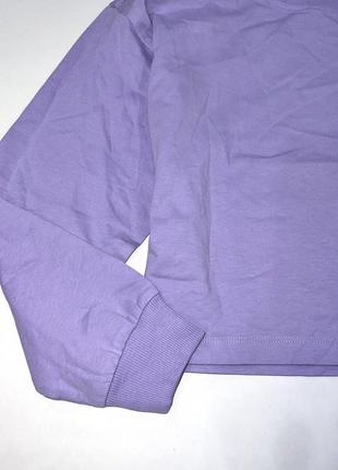 Кофта укороченная лилового цвета, на рукавах-манжеты. бренд: only/10 размер: 📌 122/1289 фото