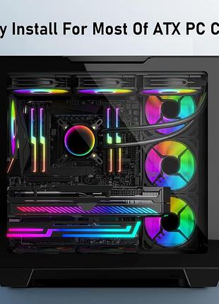Подставка для видеокарты argb gpu support rtx 4060,4080,4090,5700,67002 фото