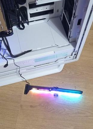 Подставка для видеокарты argb gpu support rtx 4060,4080,4090,5700,67004 фото