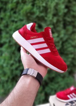 Кросівки adidas pink support червоні3 фото