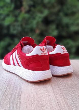 Кросівки adidas pink support червоні2 фото