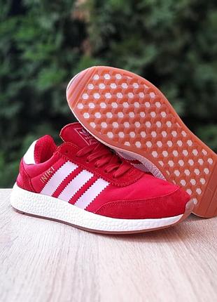 Кросівки adidas pink support червоні8 фото