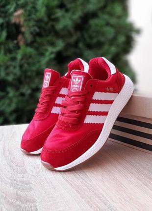 Кросівки adidas pink support червоні5 фото