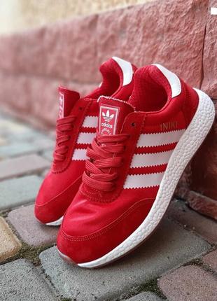 Кросівки adidas pink support червоні7 фото