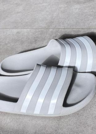 Шльопки чоловічі сірі оригінал adidas 45р стєлька 29см