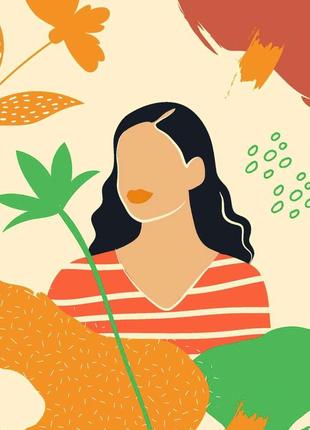 Картина по номерам 40х50 на деревянном подрамнике " триптих летний стиль 1" bs52437