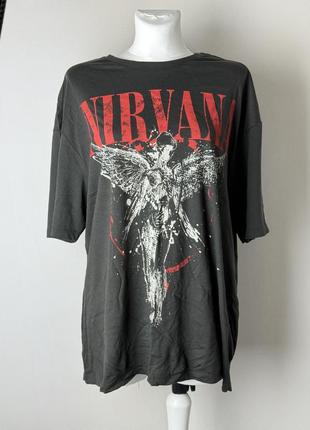 Футболка серая nirvana
