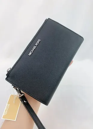 Шкіряний гаманець michael kors jet set 2 zip оригінал