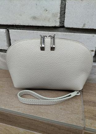 Італійська шкіряна сумочка косметичка vera pelle!