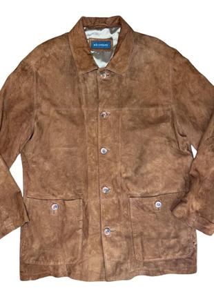 Замшева легка куртка на гудзиках e.b. company