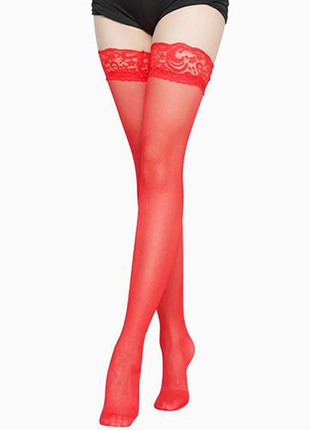 👱🏻‍♀️панчохи (заколінки, високі гольфи) жіночі тонкі прозорі з еластичною мереживною коронкою👱🏻‍