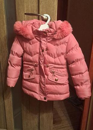 Куртка теплая на девочку