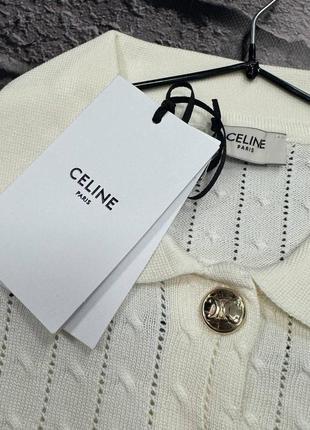 Жіночий светр celine | жіночий джемпер селін молочний4 фото