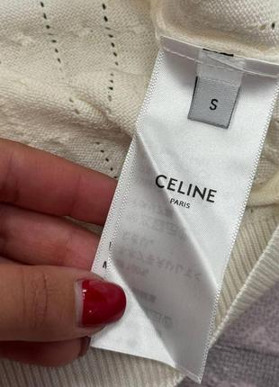 Жіночий светр celine | жіночий джемпер селін молочний7 фото