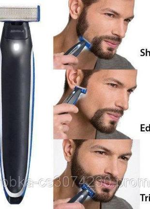 Триммер - бритва для мужчин micro touch solo, мужская машинка для стрижки волос4 фото