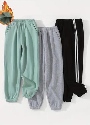 Тёплые спортивные штаны на флисе