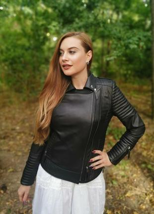 Косуха из натуральной кожи