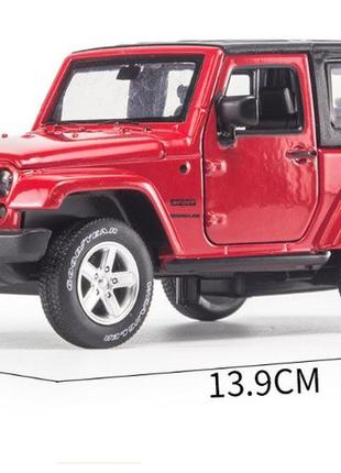 Дитяча машинка джип jeep wrangler металева9 фото