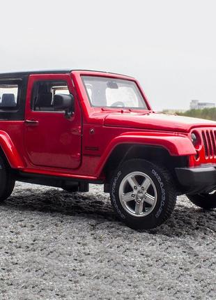 Дитяча машинка джип jeep wrangler металева4 фото
