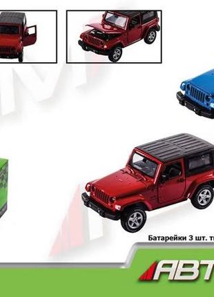 Дитяча машинка джип jeep wrangler металева10 фото