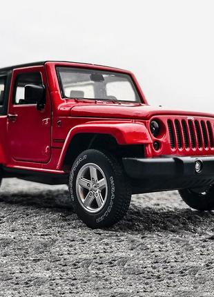 Дитяча машинка джип jeep wrangler металева2 фото