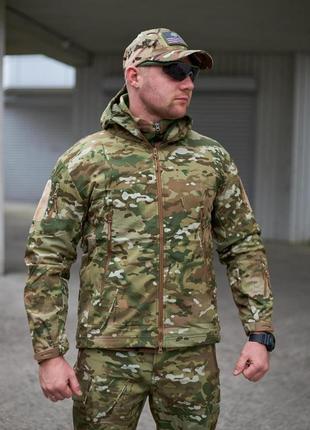 Куртка soft shell tactical мультикам