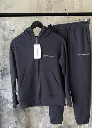 Мужской костюм calvin lounge klein lux графит