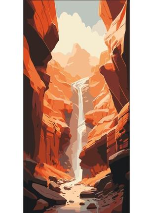 Картина за номерами "каньйон" 11567-ac 40х80 см