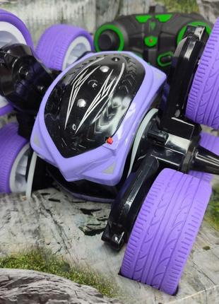 Машинка перевертыш на радио управлении tri wheeler slide n stunt