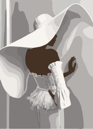 Картина за номерами пані з ефіопії art craft 10279-ac 40х50 см