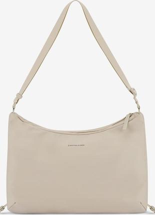 Kapten & son наплечная сумка'skara' в песочный