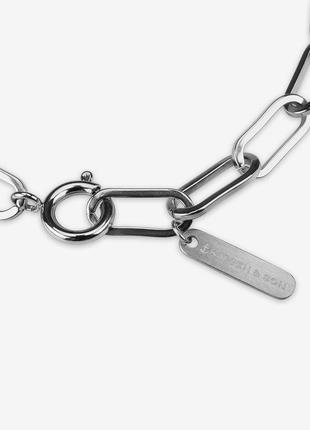 Kapten &amp; son цепочка “necklace urban bold silver” в серебристый