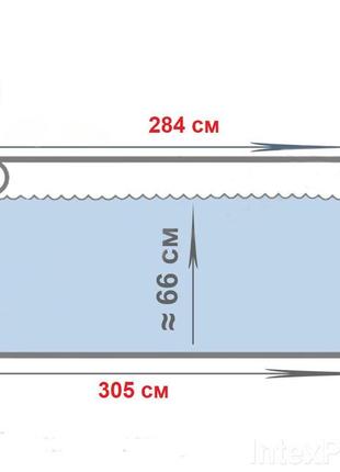 Надувний басейн intex 28122 з фільтр-насосом 305х76 см об'єм 3854 лит4 фото