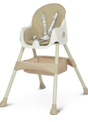 Стульчик для кормления bambi m 4136-2 beige стілець для годування бемби,бембі2 фото