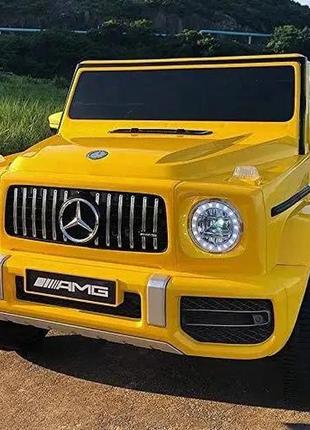 Дитячий електромобіль bambi m 4214eblr-6 mercedes-benz g-class світло,звук, mp3, usb