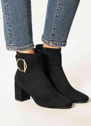 Жіночі чобітки m&s insolia uk 5.5 зі штучної замші