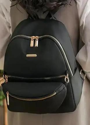 Жіночий класичний рюкзак і нагруда сумка norden нейлоновий набір 2в1